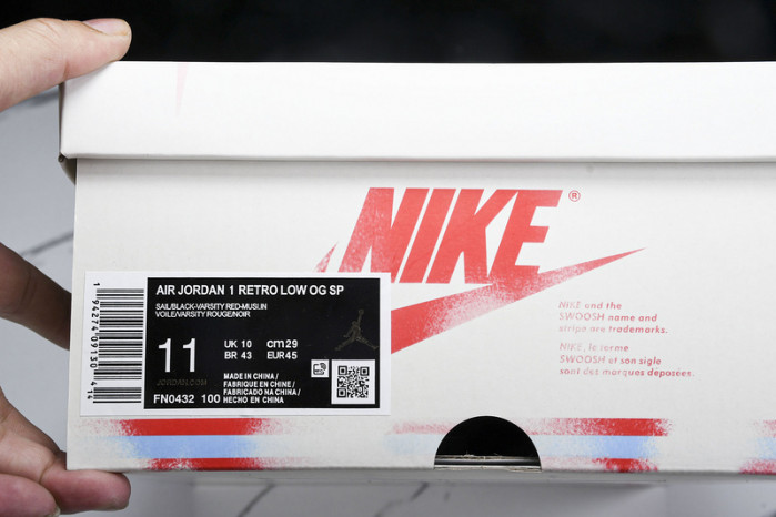 Jordan 1 Retro Low OG Trophy Room Away  FN0432-100