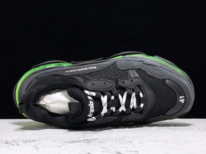BLEN Triple S Clear Sole balck and green 541624 W09O1 3861